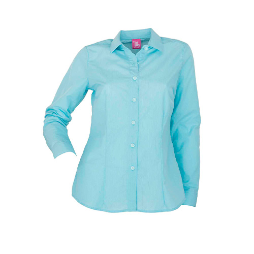 CAMISA BBO OSLO DAMA MANGA LARGA - Artículos Promocionales MAS RECIO